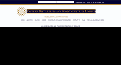 Desktop Screenshot of easterndistilleries.com