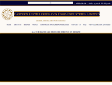 Tablet Screenshot of easterndistilleries.com